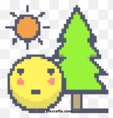 Smiley Pixel Art - 207 Easy Pixel Art To Print Rail Coffee Room Emoji,Forest Emoji