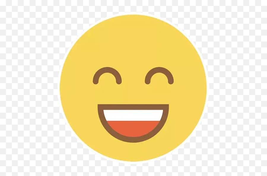 Vector Flat Circle Emoji Transparent - Smiley,Circle Emojis