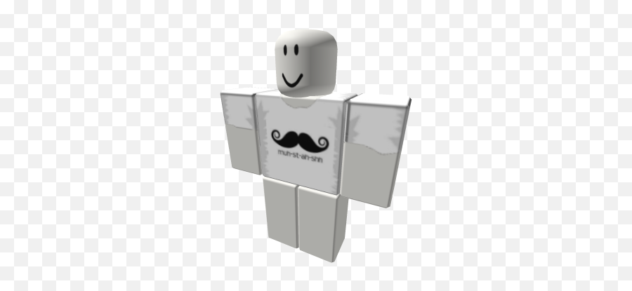 Mustache - Roblox Avocado T Shirt Emoji,Moustache Emoticon