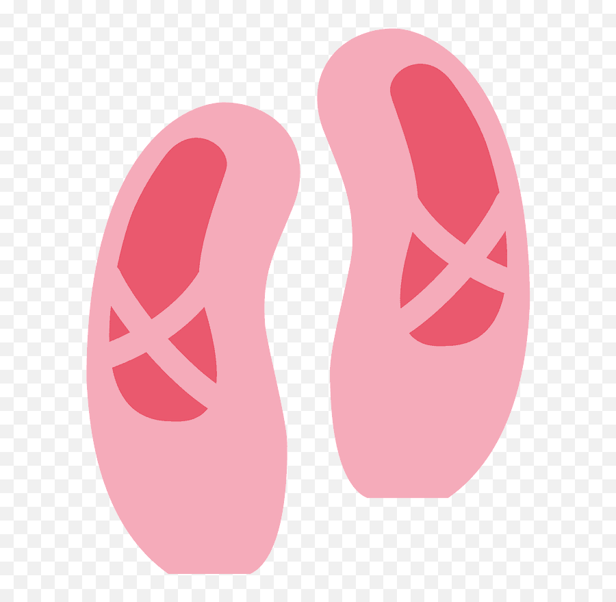 Download Ballet Shoes Emoji Clipart - Flipflops Hd Png Zapatillas De Ballet Animadas,Gucci Sign Emoji