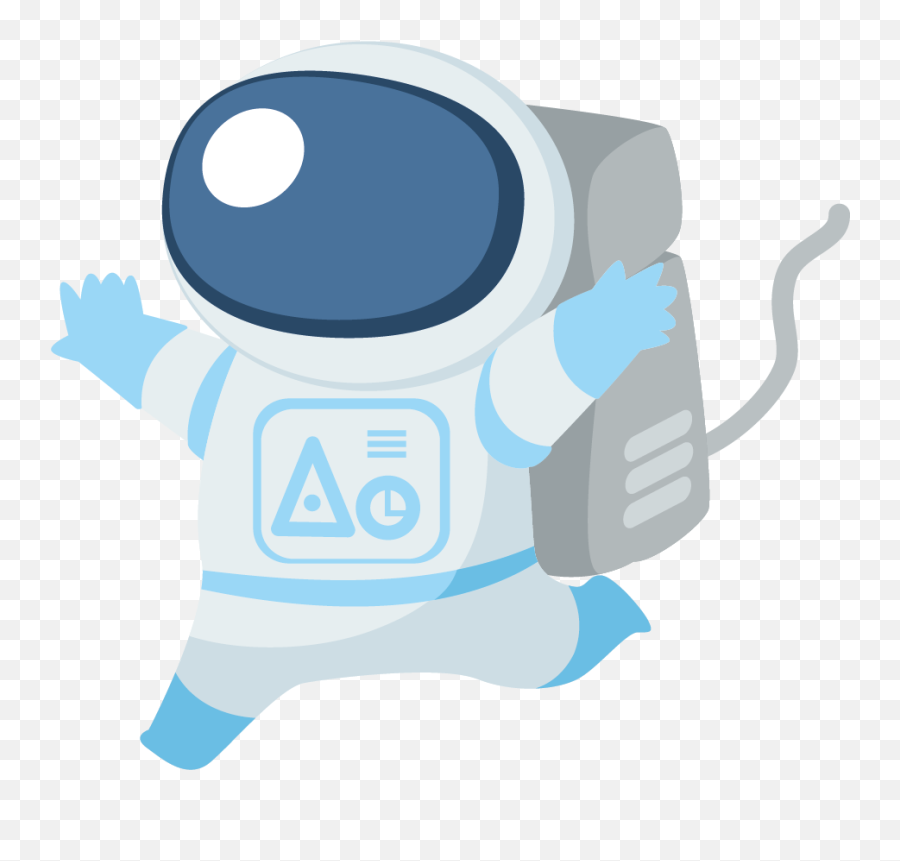 Drawing Area Space Technology - Beddinginn Cute Astronaut In Space Cartoon Transparent Background Emoji,Astronaut Emoji