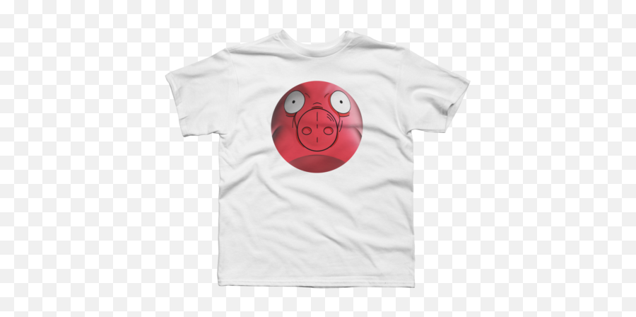 New White Pig Boyu0027s T - Shirts Design By Humans Cat Emoji,Piggy Emoticon