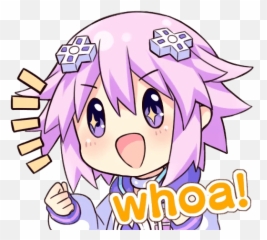 Nep - Stickers Neptune Telegram Hime Cut Emoji