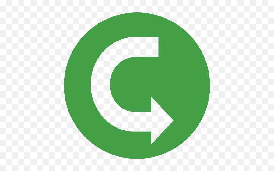 Eo Circle Green Arrow - Curva A Destra Emoji,Green Arrow Emoji