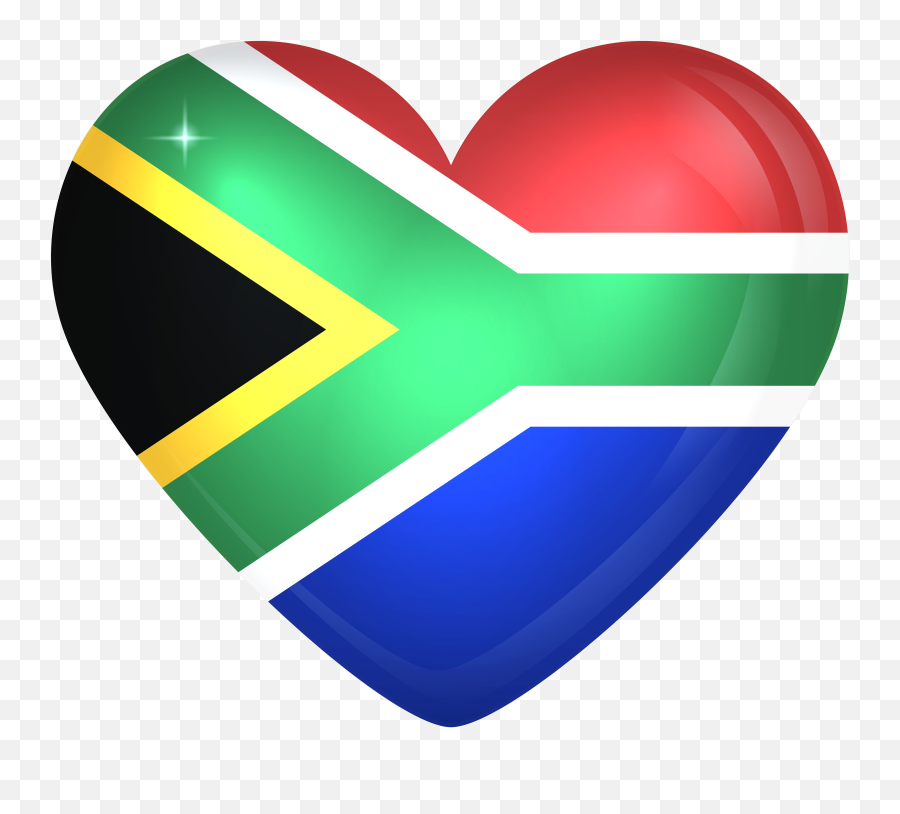 Africa Flag Transparent Png Clipart Free Download - South Africa Flag Heart Emoji,African Emoji