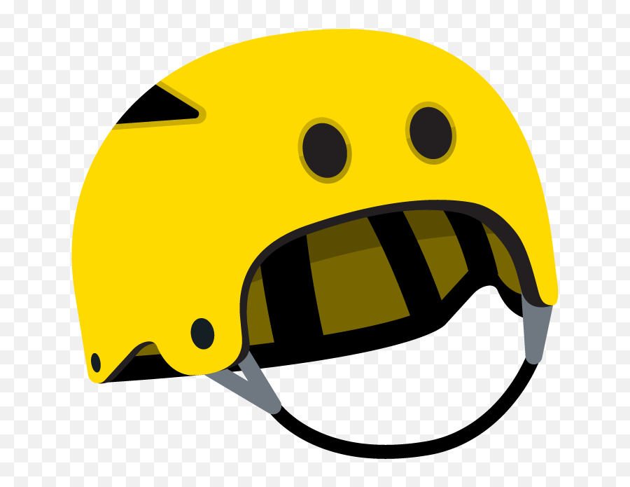 Yellow Climbing Helmet - Happy Emoji,Emoticon Helmet