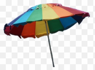 Colorful Multicolored Bright Umbrella - Umbrella Emoji,10 And Umbrella Emoji