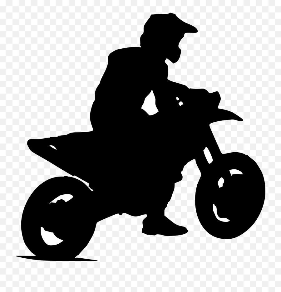 Sticker Decal Motorcycle Racing - Atv Racing Atv Silhouette Emoji,Motocross Emoji