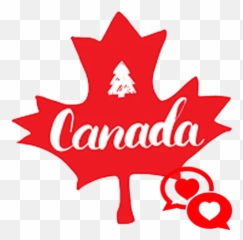 Diy Theme - Hand Drawn Canadian Flag Emoji