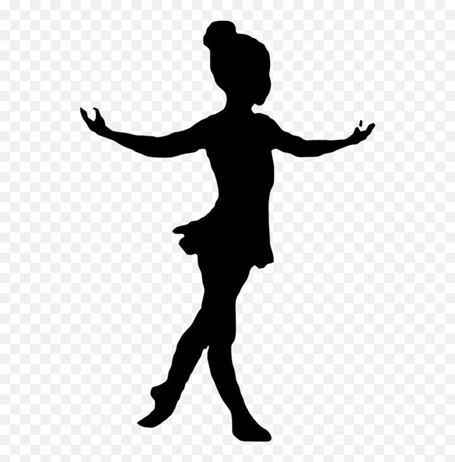 Twist Dance - Kids Dance Silhouette Emoji,Black Dancing Emoji