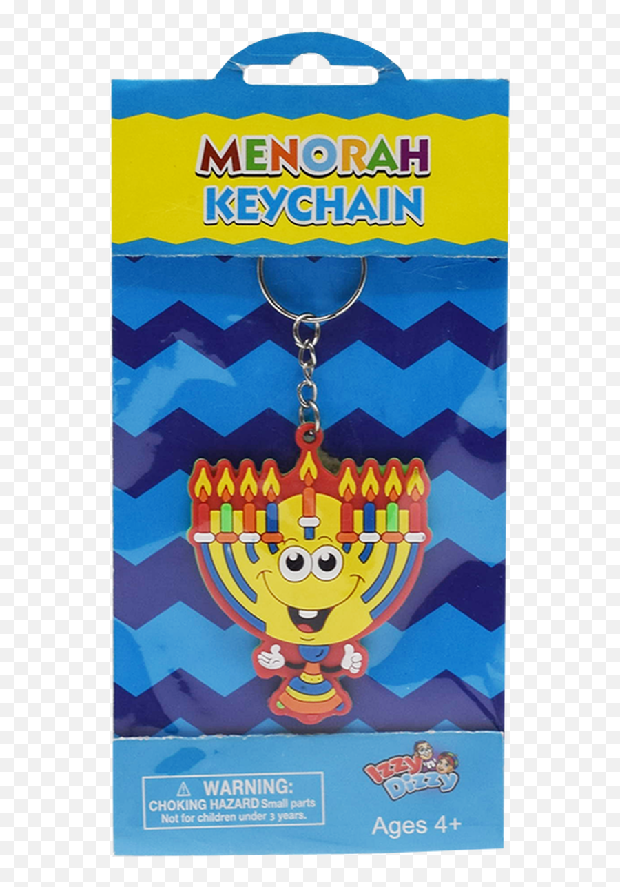 Hanukkah Menorah Rubber Keychain Emoji,Jewish Emoji