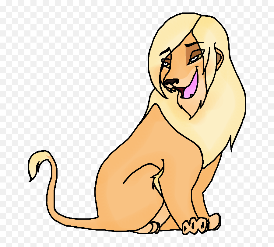 Lions Clipart Lion Cub Lions Lion Cub - Lion Emoji,Emoji Laying Down