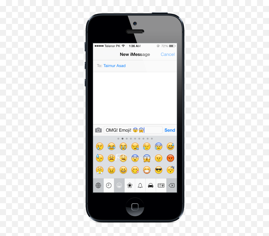 How To Enable Emoji Keyboard In Ios 7 - New England Revolution Iphone,Iphone Emoji
