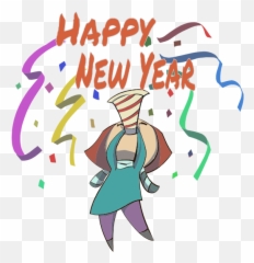 Happy New Year Woman - Portable Network Graphics Emoji,Rosh Hashanah Emoji