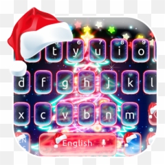 Neon Christmas Keyboard - Graphic Design Emoji,Christmas Emoji Messages