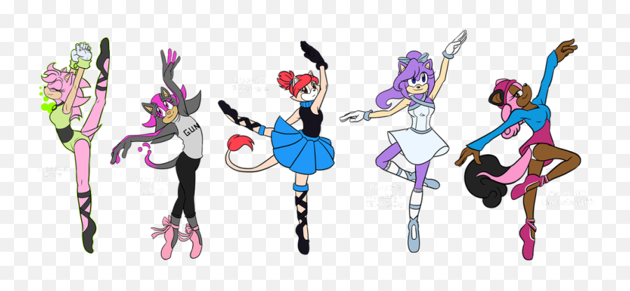 Dancing Tumblr Girls - Cartoon Emoji,Dancing Girls Emoji