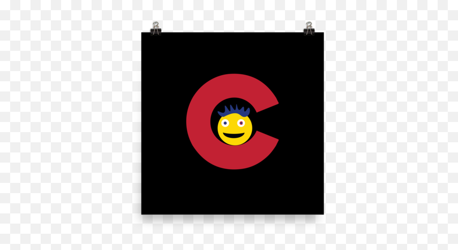 Poster - Smiley Emoji,Colorado Emoji