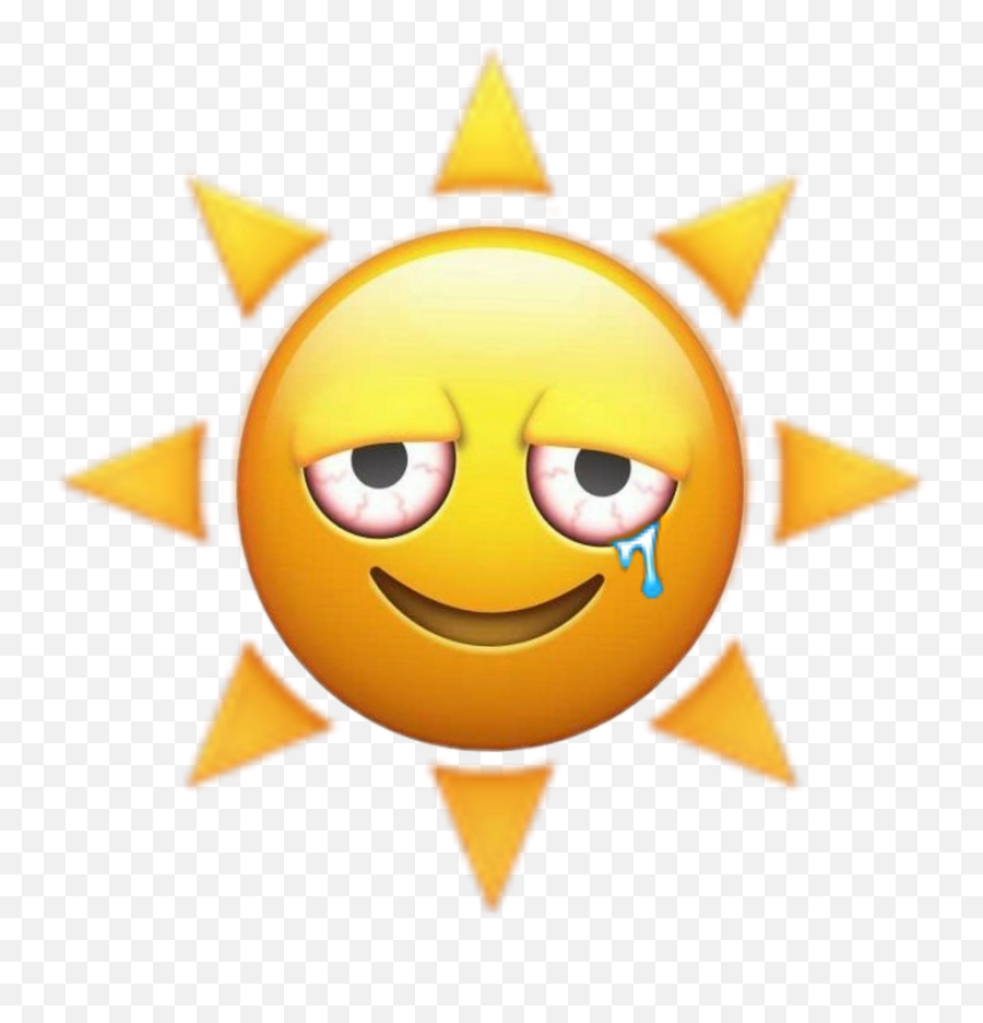 The Newest Stoned - Sun Emoji Transparent,Stoned Emoji