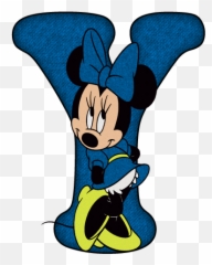 YDE ALFABETO DECORATIVO With images - Minnie Mouse Blue Letters Emoji