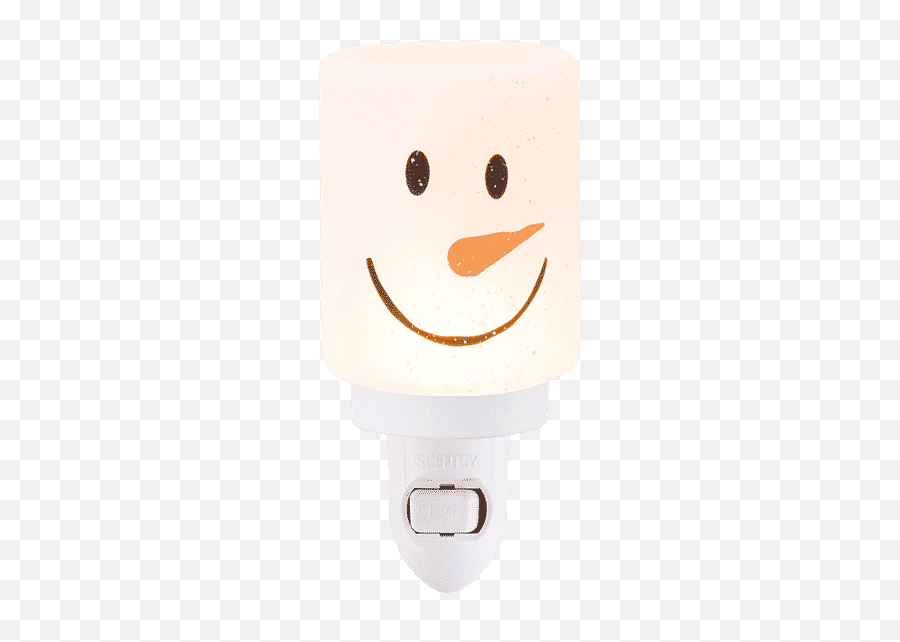 Frosty Glow Scentsy Nightlight Mini Warmer - Cartoon Emoji,Light Bulb Emoticon