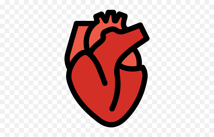 Anatomical Heart Emoji Clipart Free Download Transparent - Anatomical Heart Emoji,Emojis Corazon