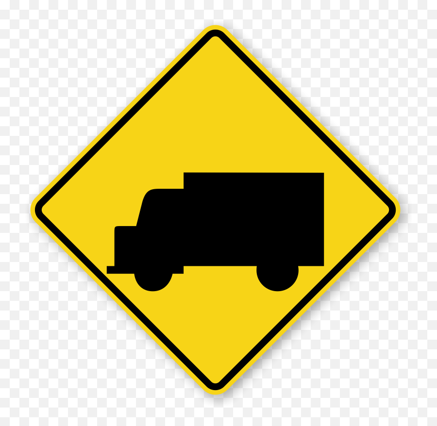 Pin By Courtney Ahn On Transit Collection Traffic Signs - Truck Road Sign Meaning Emoji,Caution Sign Emoji