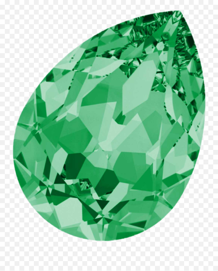 Emerald Crystal Sticker By Silvertsunami - Solid Emoji,Emerald Emoji