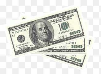 United States One Hundred - Transparent Background 100 Dollar Bill Png Emoji