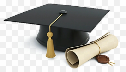 Graduation Convocation University Degree - College Cap And Diploma Emoji