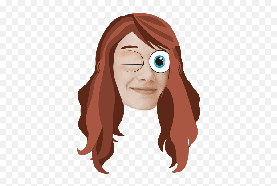 Emma Stone Emoji For Every Emotion - Illustration,Long Hair Emoji