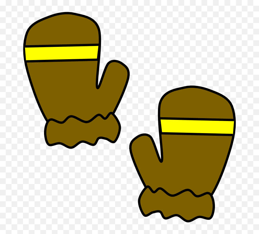 Mittens Clipartshare Fur Cuff - Brown Mittens Clipart Emoji,Cuff Emoji