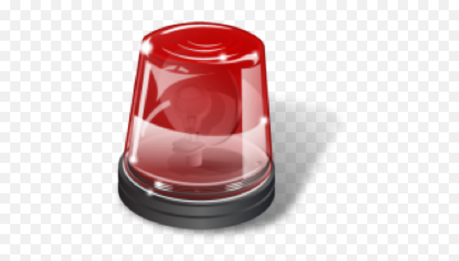 Police Policeman Policecar Stop Red Redlights Siren Red - Transparent Material Emoji,Siren Emoji