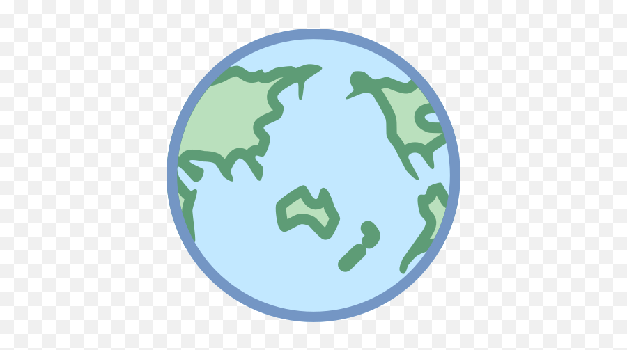Asia Icon - Australia On Globe Icon Emoji,Asian Emoji Iphone