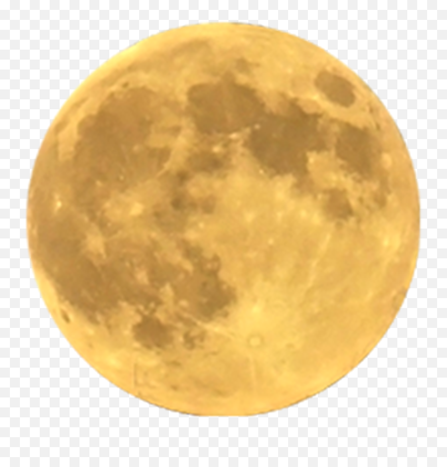 Yellow Moon Png Picture - Transparent Background Yellow Moon Png Emoji,Full Moon Emoji