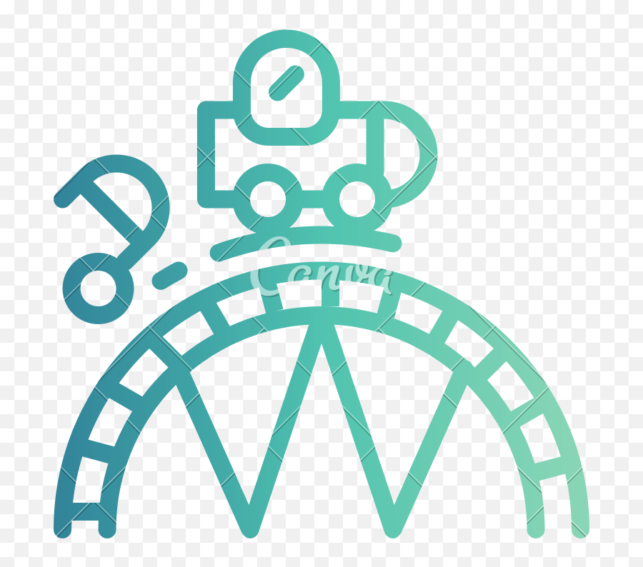 Roller Coaster Clipart Ferris Wheel - Aqua Beach Club Emoji,Roller Coaster Emoticon