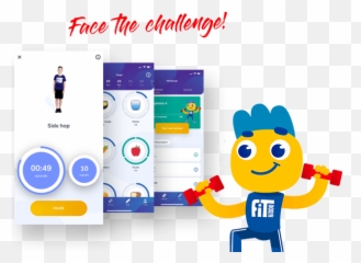 FiTKiDDO - Exercise app for children Healthy diets Cartoon Emoji