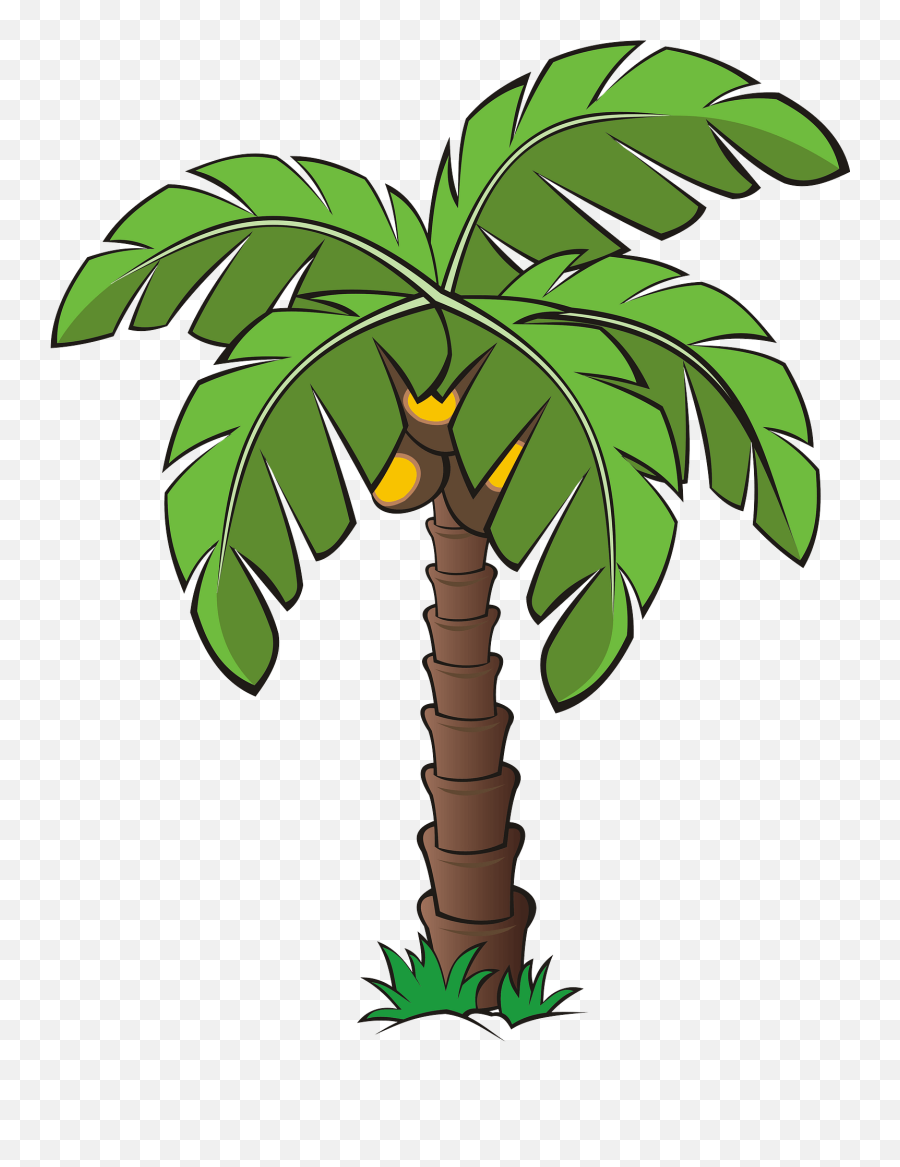 Palm Tree Clipart - Dates Tree Cartoon Emoji,Palm Tree Emoji Png