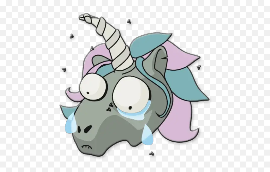 Zombie Unicorn Stickers For Whatsapp - Fictional Character Emoji,Zombie Emojis For Android