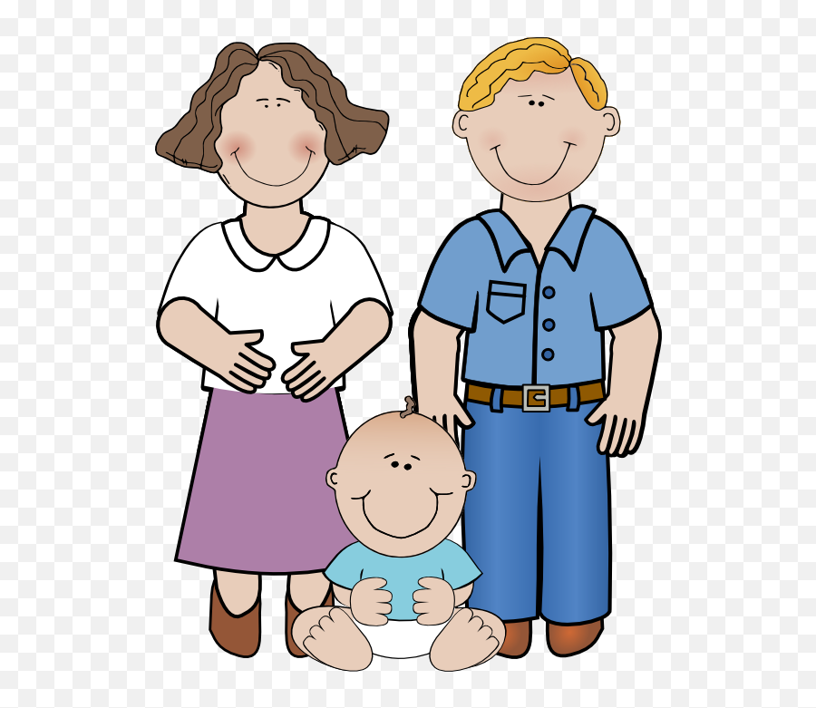 Faces Clipart Famly Faces Famly - Aunt And Uncle Clipart Emoji,Pregnant Emoticons
