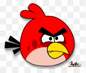 Realistic - Angry Birds Logo Background Emoji,Angry Bird Emoji