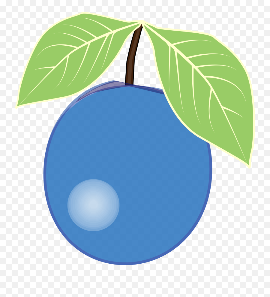 Blueberry Clipart Blueberry Bush - Blueberry Fruit Clip Art Emoji,Member Berries Emoji