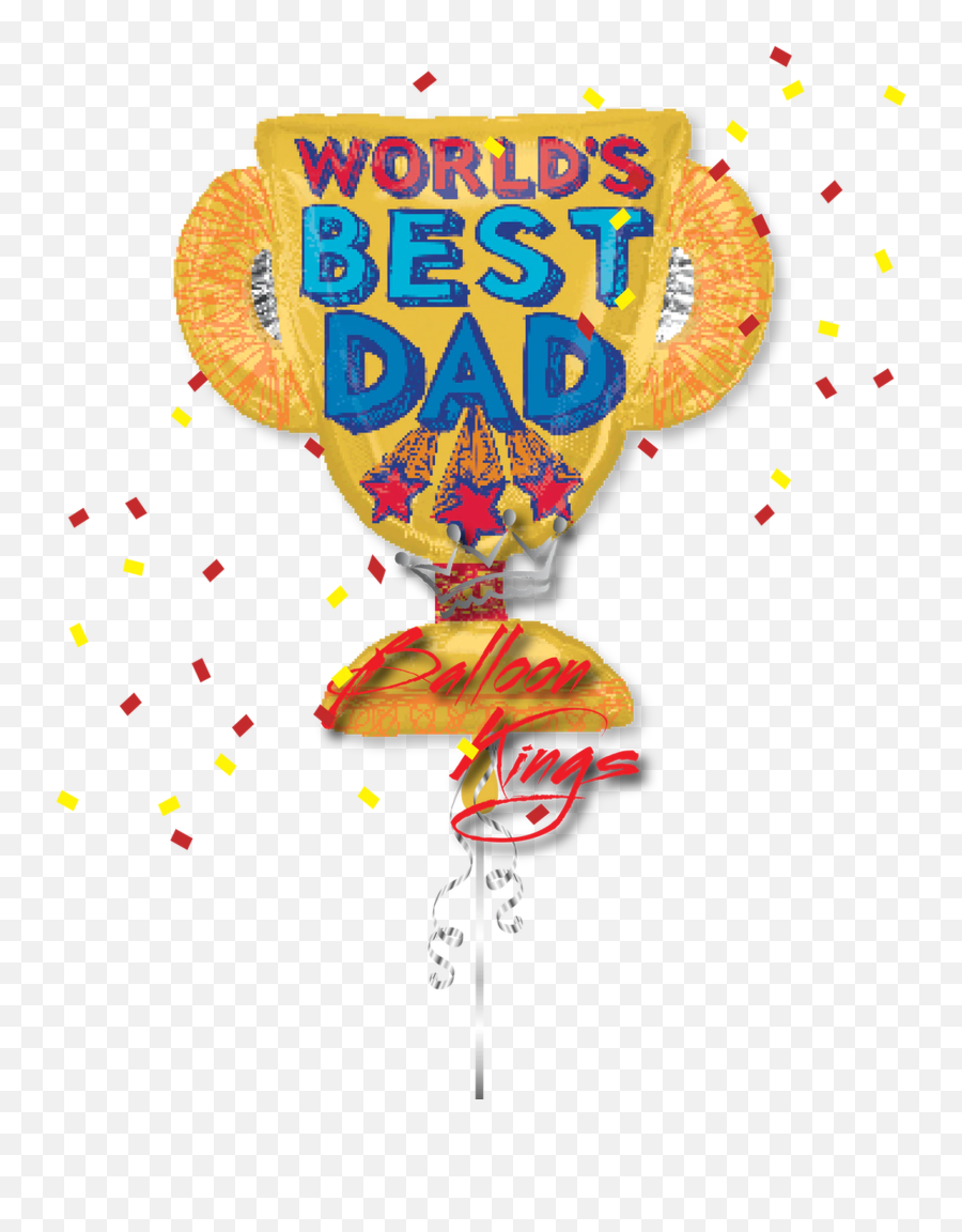 Happy Fathers Day Trophy - Worlds Best Dad Emoji,Fathers Day Emoji