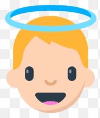 Fxemoji U1f47c - Cara De Angel Dibujo,Fb Emoji