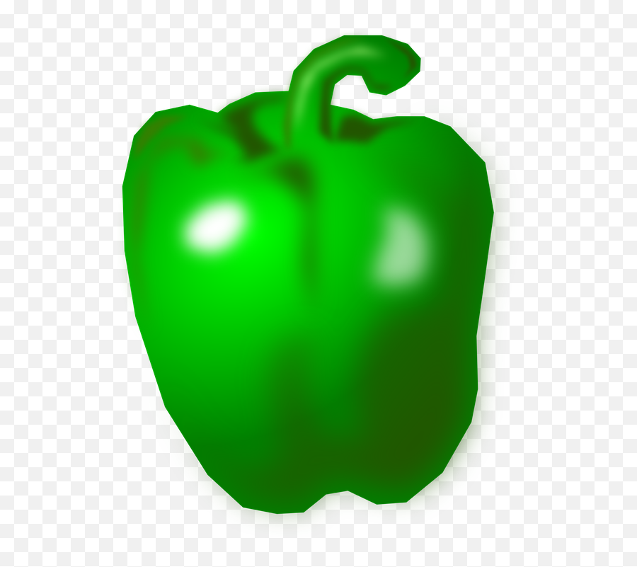 Green Pepper Bell - Bell Pepper Emoji,Hot Pepper Emoji