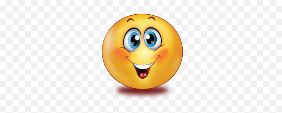 Blue Happy Eyes Emoji - Not Feeling Well Emoji,Blue Emoji