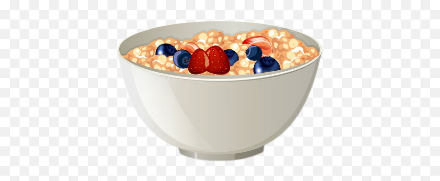 Bowl Food Cereals Fruits Strawberries - Fruit Cup Emoji,Cereal Emoji