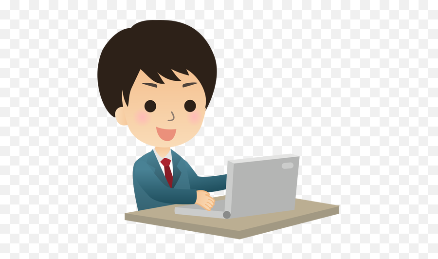 Male At Pc - User Computer Png Emoji,Emotion Keyboard