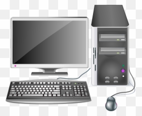 Computer Desktop Workstation - Clip Art Set Emoji