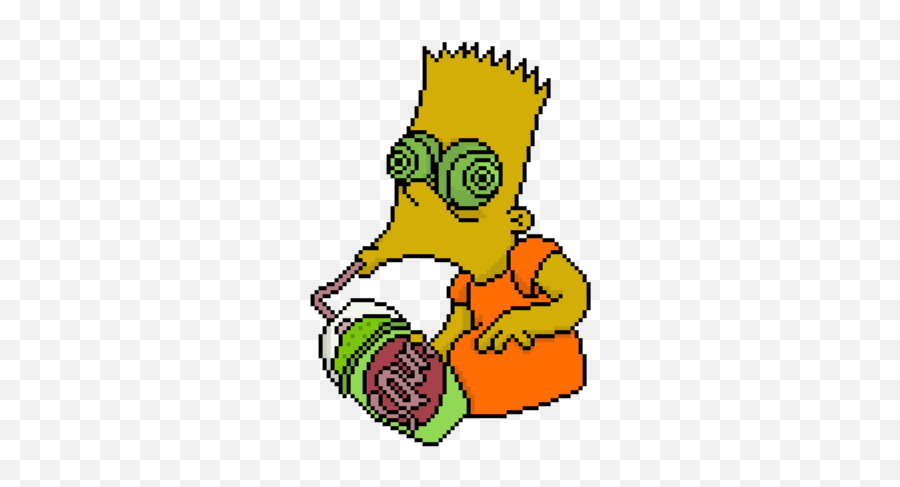 Simpsons Grunge Transparent Png - Bart Png Emoji,Mr Burns Emoji - free ...