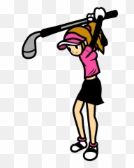 Female Golfer Transparent Hq Png Image - Rhythm Heaven Fever 19 Emoji